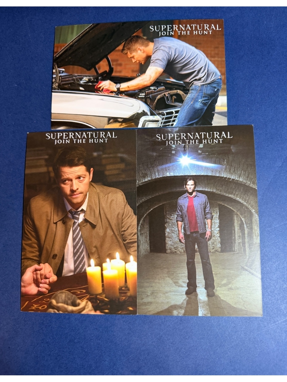 Castiel Dean Sam Postcards set of 3.